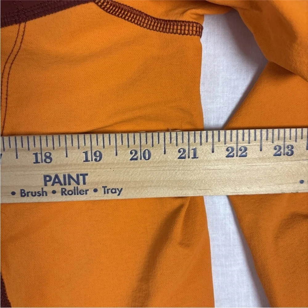 Eddie Bauer Men's Sz M First Ascent Soft Shell Jacket Orange Light Rain Wind